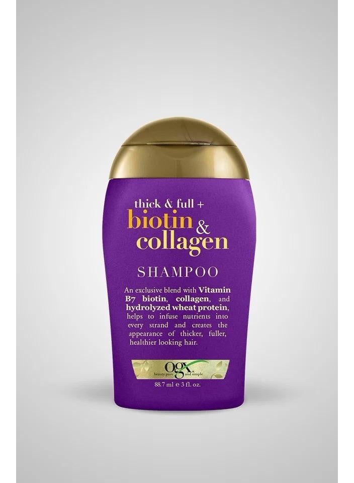 أو جي إكس شامبو، كثيف وكامل + بيوتين وكولاجين، 88.7 مل - Image 2